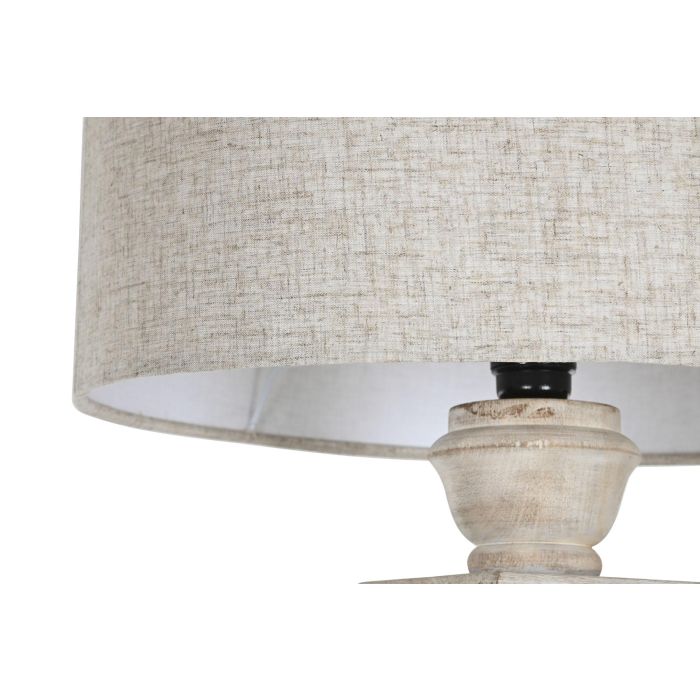 Lampara Pie Tradicional DKD Home Decor Blanco 42 x 200 x 42 cm 3 Lampara Pie Tradicional DKD Home Decor Blanco 42 x 200 x 42 cm 3