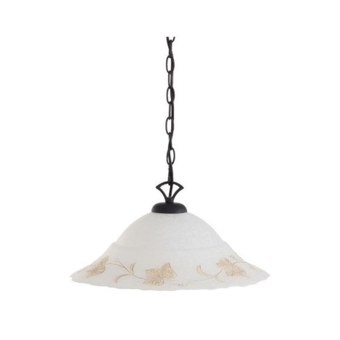 Lámpara de Araña de Estilo Clásico FOGLIA E27 1 Luz (Sin Bombilla) [I-L-21430]
