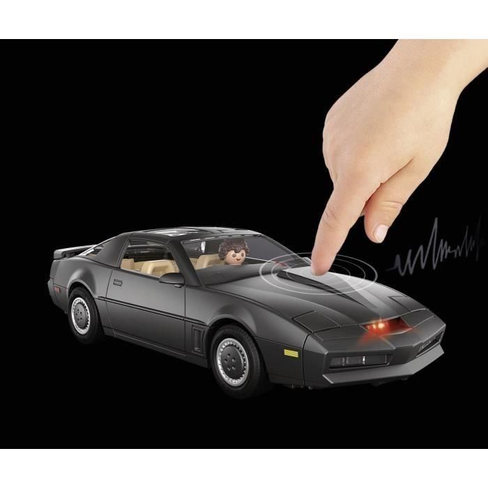 Playmobil 70924 Knight Rider - El Coche Fantástico K.I.T.T. con luz, sonido y 3 figuras: Michael, Devon, Bonnie 3