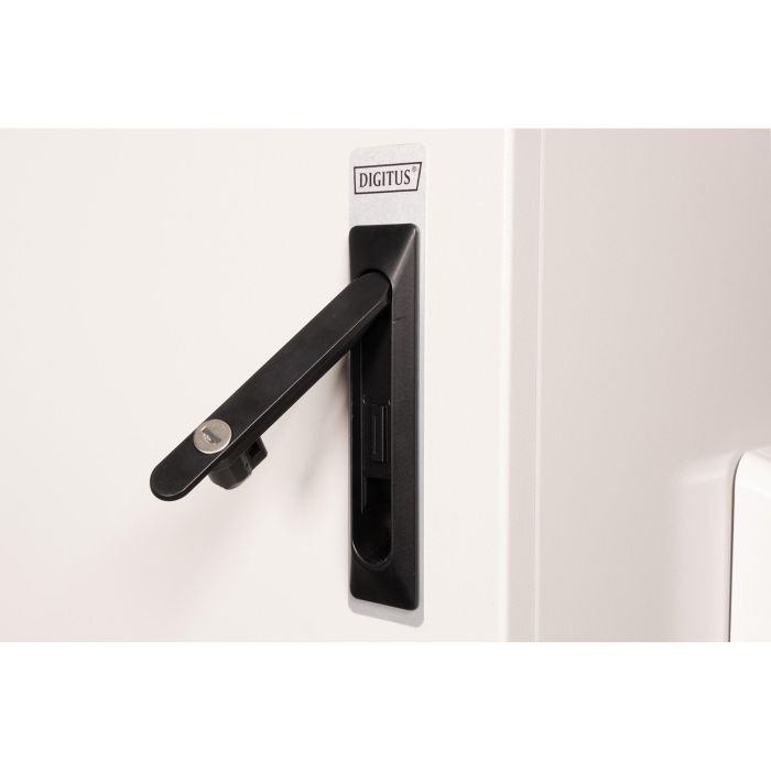 Digitus Professional Carcasa de Pared Outdoor IP55 16HE, 891x600x600 mm, Gris RAL 7035, Bastidor de 19", 100 kg 6