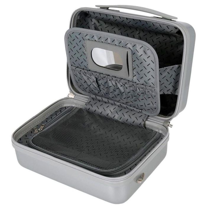 JOUMMA BAGS Neceser Adaptable Joyful Mickey Disney con 2 Compartimentos y Banda Trasera 29x21x15cm 2