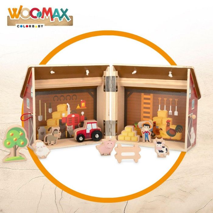 Playset Woomax Granja 9 Piezas 4 Unidades 19 x 18 x 19 cm 5