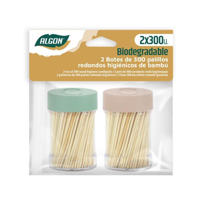 Palillo Higiénico Redondo Algon - Pack de 600 unidades (36 Cajas) 3 Palillo Higiénico Redondo Algon - Pack de 600 unidades (36 Cajas) 3