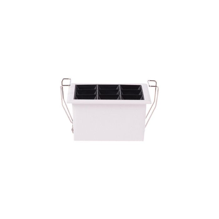Foco Downlight LED 10W  765Lm 4200ºK Rectangular PRO SMD3030 40.000H [JW-10W-M-W] 1