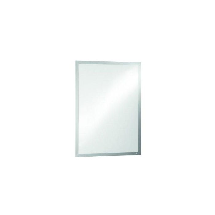 Marco Durable Magnetico Duraframe A4 Plateado Bolsa De 5