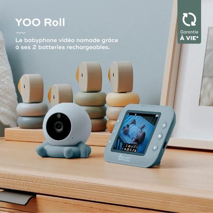 BABYMOOV Vigilabebés con vídeo, YOO ROLL 1 BABYMOOV Vigilabebés con vídeo, YOO ROLL 1