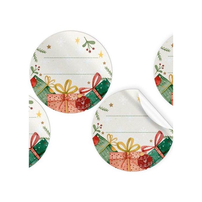 Etiquetes Regal Catalan Adh. Rotllo 250 Uds. Rodones Ø 40 Nadal Regalets