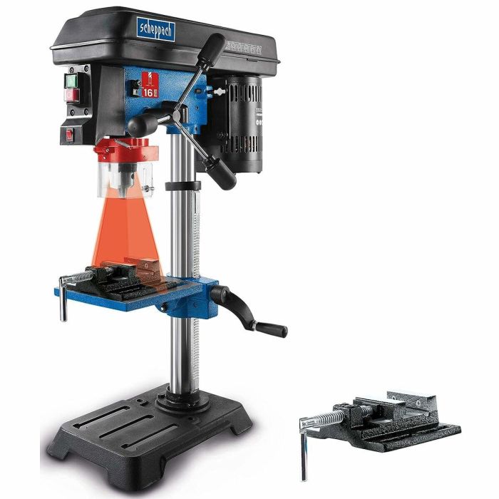 Taladro de columna de banco SCHEPPACH 550W DP16SL 8