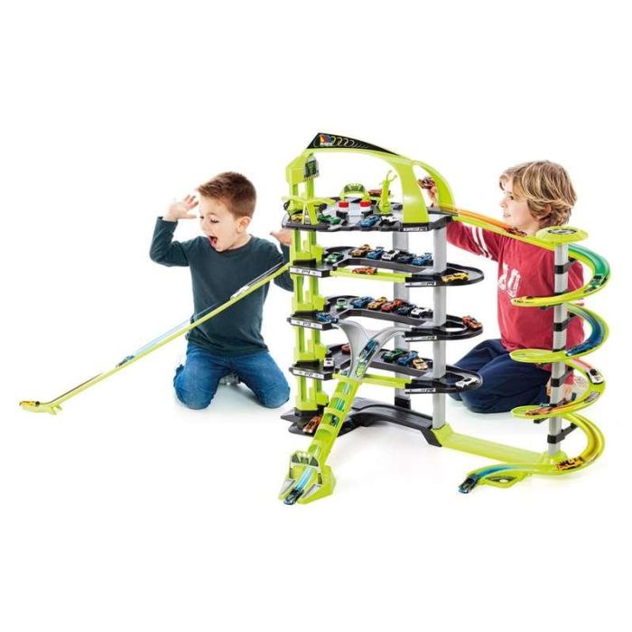 Molto Parking 5 plantas 152 cm de largo incluye 5 coches para niños a partir de 3 años 1