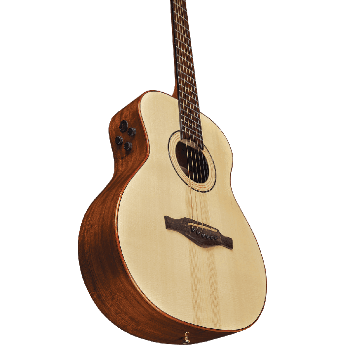 Guitarra Acústica Travel Marcopolo A/E - Natural (Con Funda) 3 Guitarra Acústica Travel Marcopolo A/E - Natural (Con Funda) 3