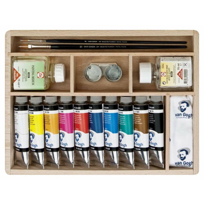 Set de Pintura al Óleo Talens Van Gogh Multicolor (2 Unidades) 3 Set de Pintura al Óleo Talens Van Gogh Multicolor (2 Unidades) 3