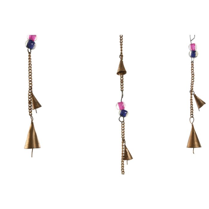 DKD Home Decor Decoracion Colgante Multicolor Metal Acrilico 2 x 71 x 25 cm (6 Unidades) 2