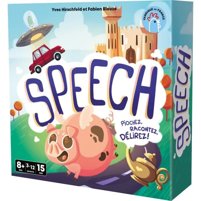 Asmodee Discurso - Inventa una historia - 4 modos de juego - 15 minutos - A partir de 8 años - ASM3760052143823 - Idioma francés 2