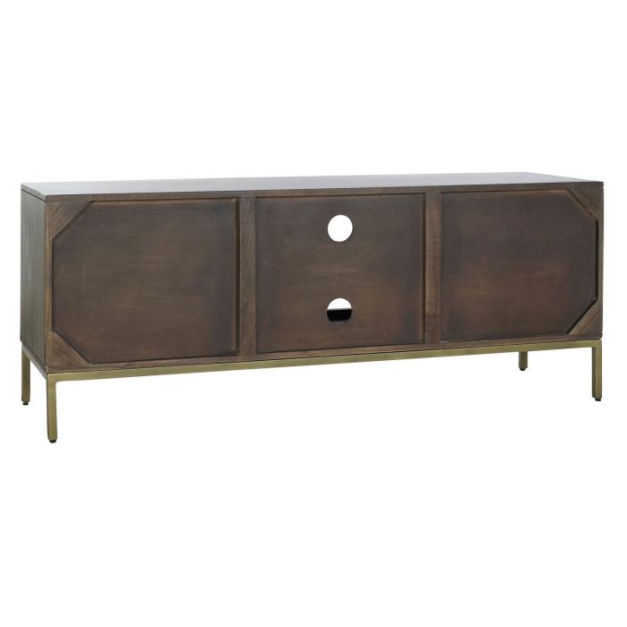 Mueble Tv Moderno DKD Home Decor Marron Dorado 40 x 55 x 140 cm 7