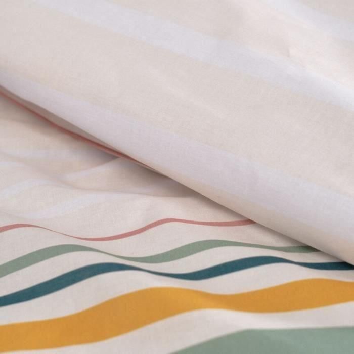 Juego de cama - HOY - Sunshine - Estampado de rayas 11.23 - 2 personas - 220 x 240 cm - 100% Algodón 57 hilos 2 Juego de cama - HOY - Sunshine - Estampado de rayas 11.23 - 2 personas - 220 x 240 cm - 100% Algodón 57 hilos 2