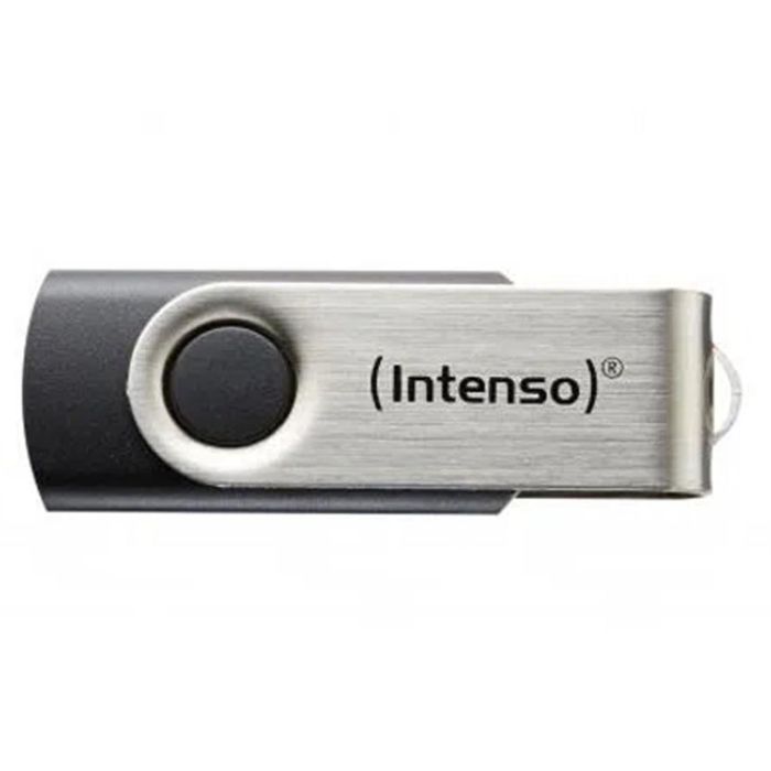 Intenso 3503490 Memoria USB 2.0 Basic 64GB Negra y Plata 1
