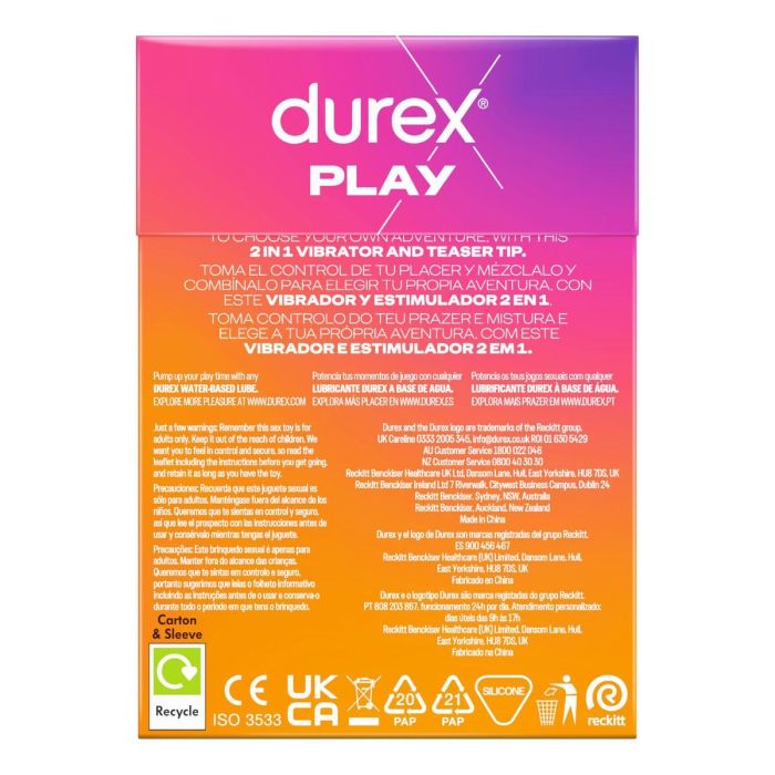 Vibrador Punto G Durex Rosa 2 Vibrador Punto G Durex Rosa 2