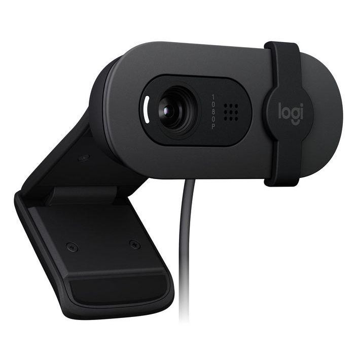 Logitech Webcam Brio 100 Grafito Full HD 1080p con Micrófono Omnidireccional 2 Logitech Webcam Brio 100 Grafito Full HD 1080p con Micrófono Omnidireccional 2