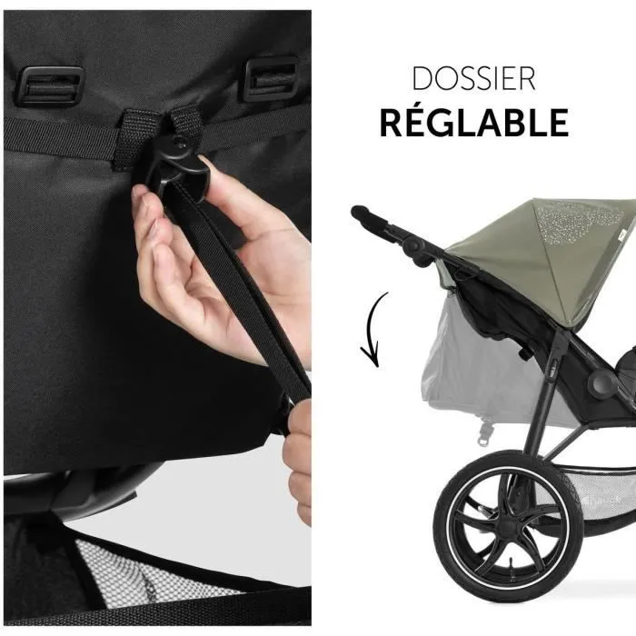 Hauck Cochecito Todoterreno RUNNER 2 3 Ruedas Plegado con una Mano Mickey 4