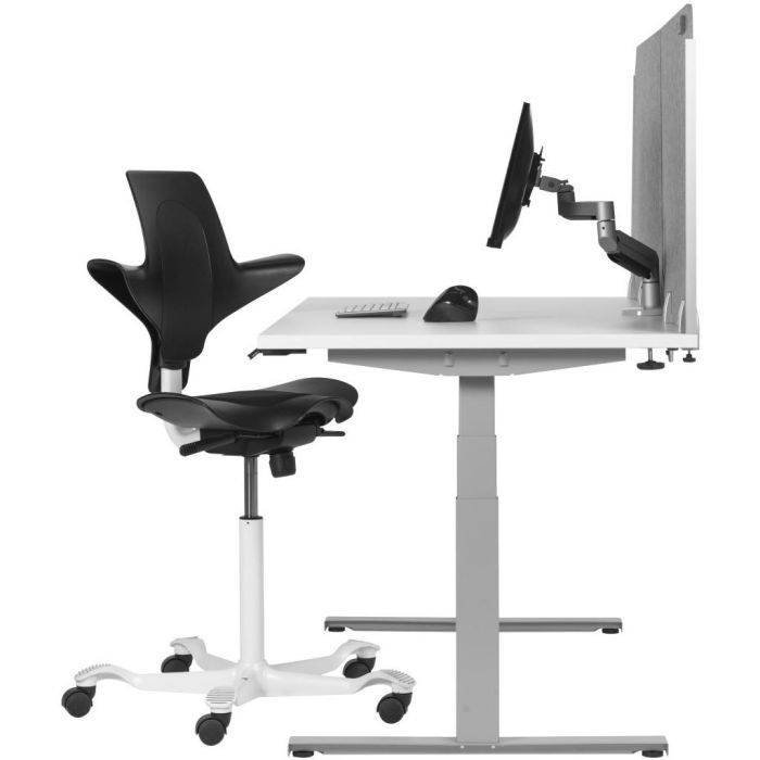 BakkerElkhuizen BE Safety Screen Schutzwand Rückseite W180H60 - Mampara de protección de 180x60 cm 1