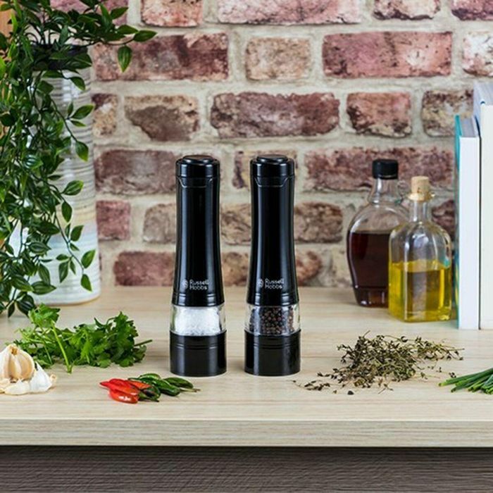 Russell Hobbs 28010-56/RH Juego Molinillo Sal y Pimienta Eléctrico – Molienda Fina/Gruesa, Luz LED – Negro 21 Russell Hobbs 28010-56/RH Juego Molinillo Sal y Pimienta Eléctrico – Molienda Fina/Gruesa, Luz LED – Negro 21