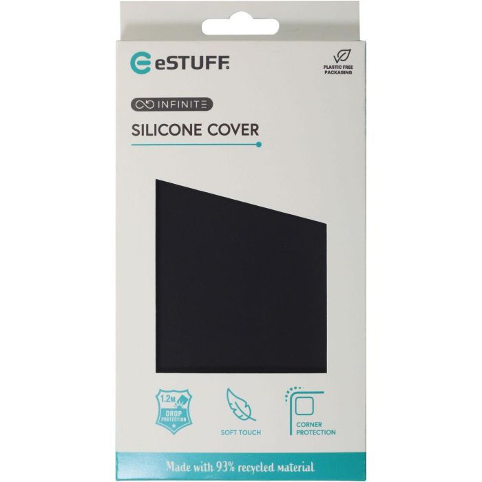 eSTUFF iPhone 16 Plus INFINITE RIGA Silicone Cover - Black - 93% recycled material 8 eSTUFF iPhone 16 Plus INFINITE RIGA Silicone Cover - Black - 93% recycled material 8