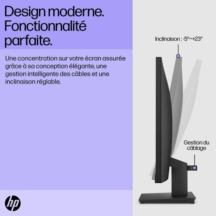 HP V24i G5 Monitor FHD de 23.8 Pulgadas (60.5 cm), Pantalla Nítida para Productividad Diaria en Oficina y Estudio, Diseño Elegante 13