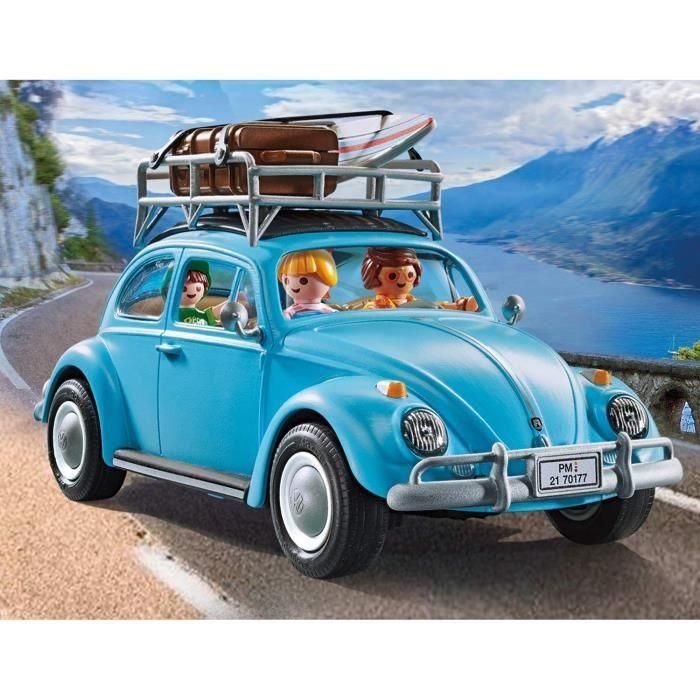 Playmobil 70177 Volkswagen Beetle Coche Clásico Techo Removible, con 3 Figuras y Accesorios de Playa para Vacaciones 3 Playmobil 70177 Volkswagen Beetle Coche Clásico Techo Removible, con 3 Figuras y Accesorios de Playa para Vacaciones 3