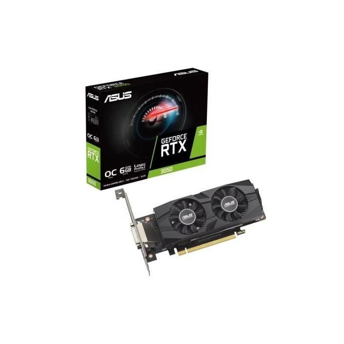 ASUS GeForce RTX 3050 LP BRK OC Edition 6GB GDDR6 96bit PCIe 4.0 2x Ventiladores HDMI 2.1 DisplayPort 1.4a - 90YV0KQ0-M0NA00 0 ASUS GeForce RTX 3050 LP BRK OC Edition 6GB GDDR6 96bit PCIe 4.0 2x Ventiladores HDMI 2.1 DisplayPort 1.4a - 90YV0KQ0-M0NA00 0
