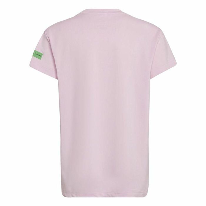 Camiseta de Manga Corta Infantil Adidas x Marimekko Rosa 4