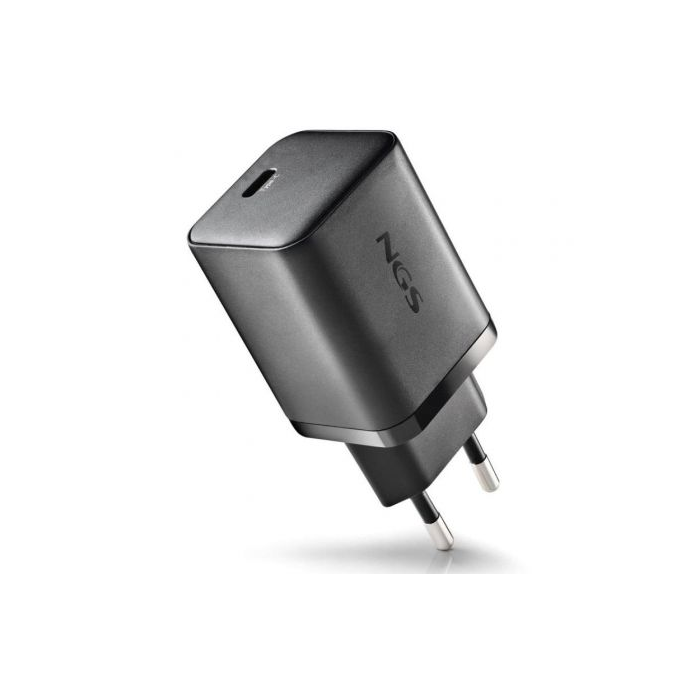 Cargador de Pared GaN NGS Bud 65W/ 1xUSB Tipo-C/ 65W 1 Cargador de Pared GaN NGS Bud 65W/ 1xUSB Tipo-C/ 65W 1