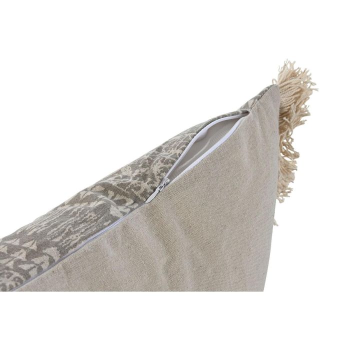 Cojín Home ESPRIT Gris Natural Boho 50 x 8 x 30 cm 1
