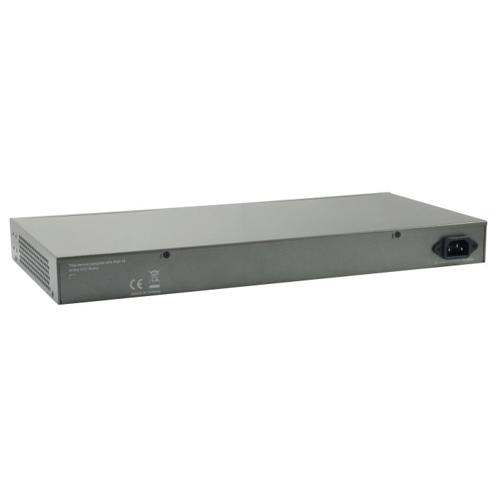 Level One Switch GEP-2651 26 Puertos Gigabit Ethernet Gestionado L3 2 Puertos SFP 24 PoE+ Montaje Rack 19" 185W 1