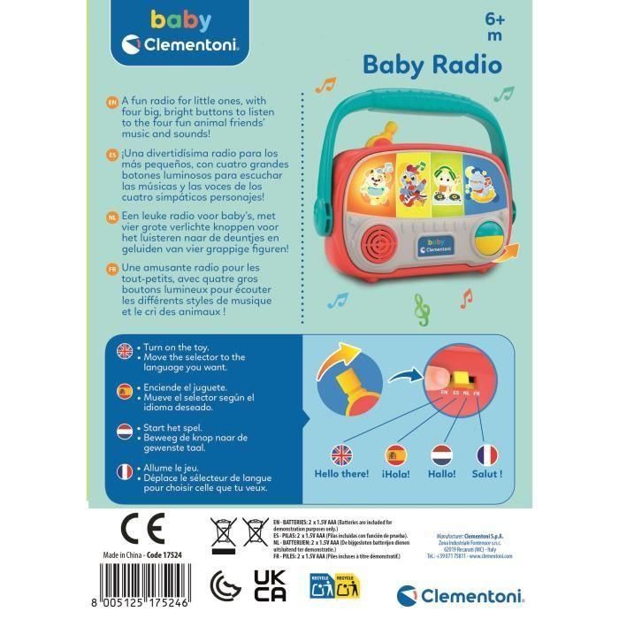 Baby Radio 17524 Baby Clementoni 4