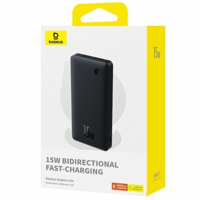 Batería para Portátil Baseus Negro 10000 mAh 3 Batería para Portátil Baseus Negro 10000 mAh 3
