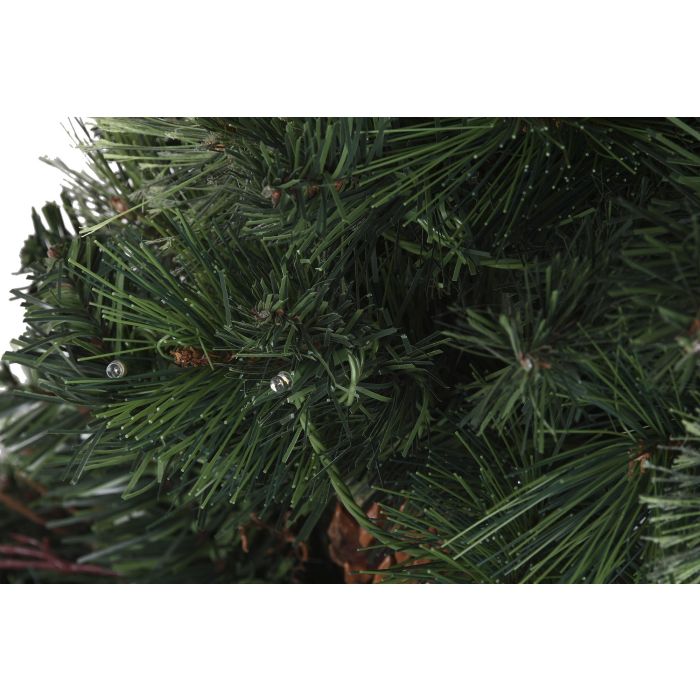 DKD Home Decor Árbol de Navidad Tradicional Red Forest Verde 150leds 80 x 120 x 80 cm 2