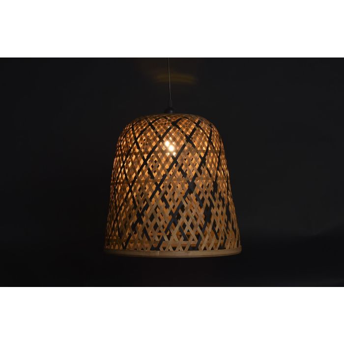 DKD Home Decor Lámpara de Techo Tropical Marrón Negro 41 x 39 x 41 cm 1 DKD Home Decor Lámpara de Techo Tropical Marrón Negro 41 x 39 x 41 cm 1