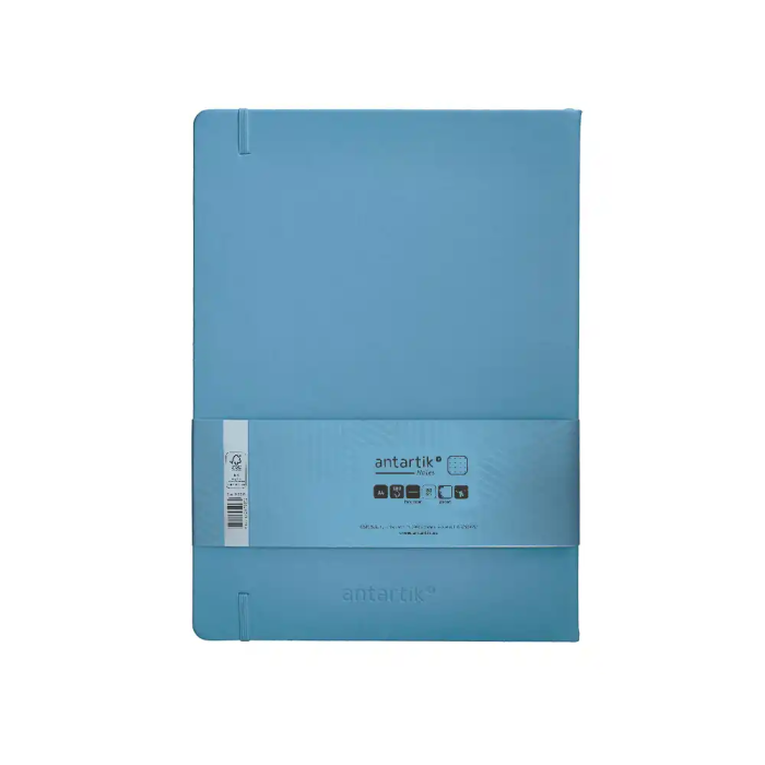 Antartik Cuaderno A4 Tapa Dura Hojas Puntos Azul Claro 100 Hojas 80gr FSC 2