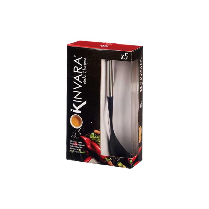 Set 5 Utensilios Mango Acero Kinvara 8X35CM (6 Unidades) 1 Set 5 Utensilios Mango Acero Kinvara 8X35CM (6 Unidades) 1