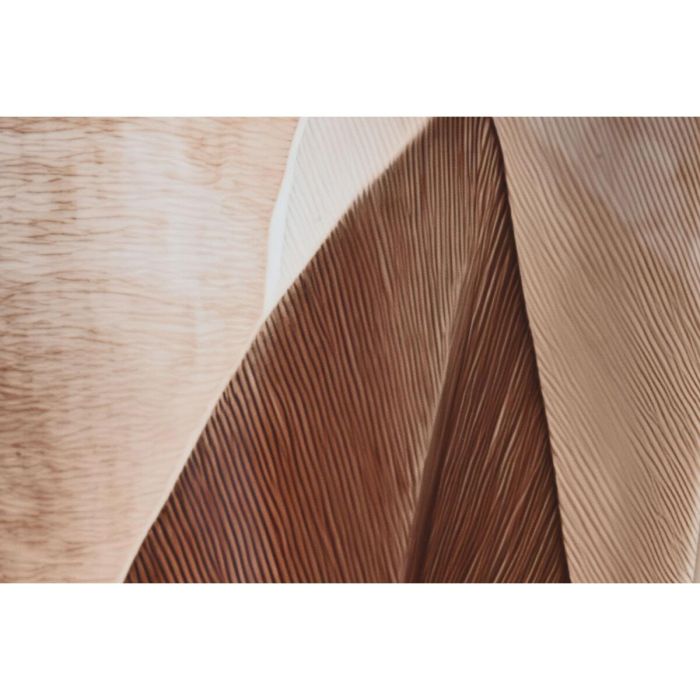 DKD Home Decor Cuadro de Pared Glam Aluminio MDF Dorado Marrón 80x160cm con Hojas de Palmera (2 Unidades) 2