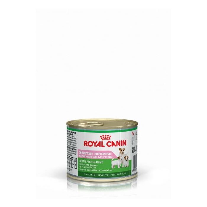 Royal Canin Starter Mousse para Madres y Cachorros - 12 Paquetes de 195g - Alimento para Gestación, Lactancia y Destete Royal Canin Starter Mousse para Madres y Cachorros - 12 Paquetes de 195g - Alimento para Gestación, Lactancia y Destete