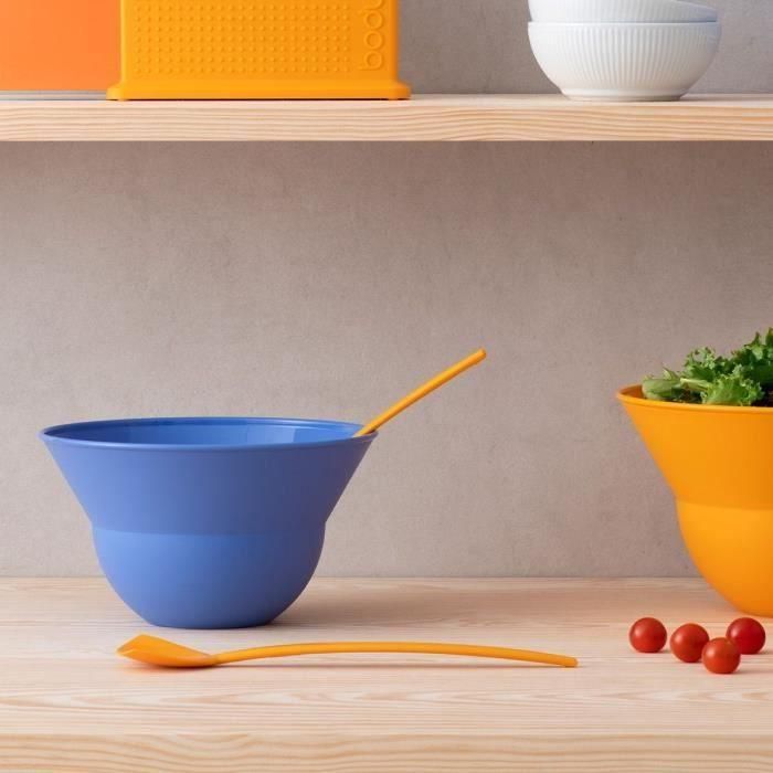 Juego de 2 cuencos de 3 L y 4,9 L con cubiertos para ensalada - BODUM - Topee - Matisse 3 Juego de 2 cuencos de 3 L y 4,9 L con cubiertos para ensalada - BODUM - Topee - Matisse 3