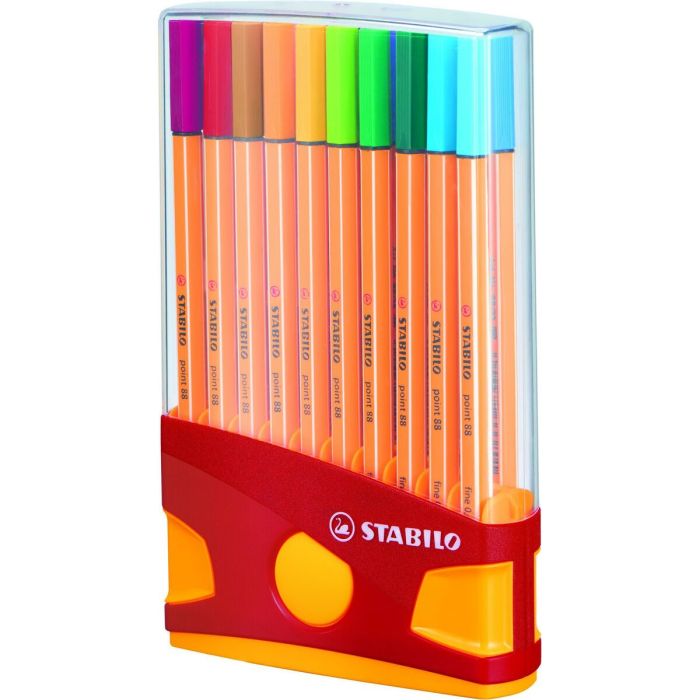 Set de Rotuladores Stabilo POINT 88 Multicolor 20 Piezas (5 Unidades) 1 Set de Rotuladores Stabilo POINT 88 Multicolor 20 Piezas (5 Unidades) 1