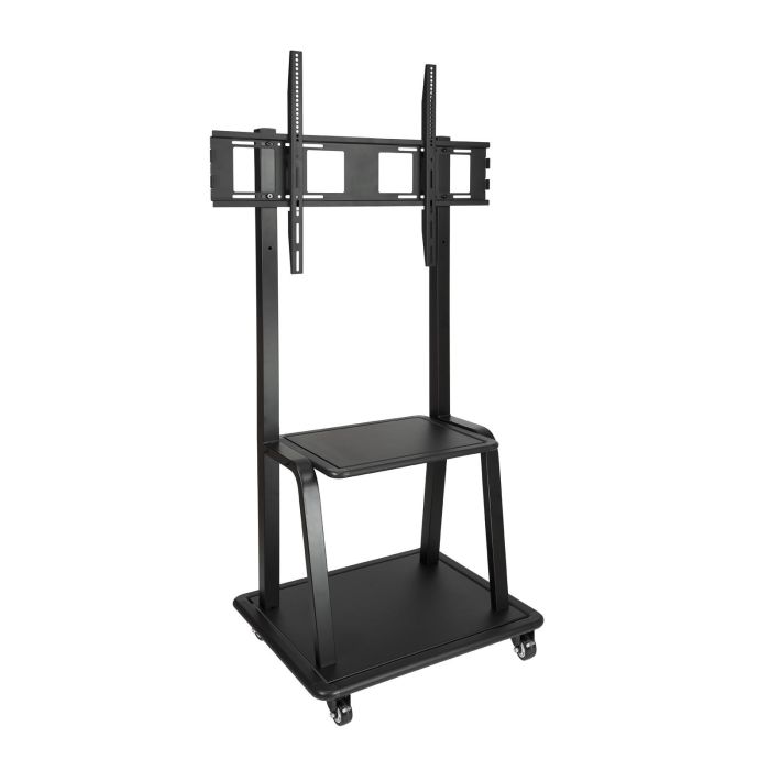Tooq Soporte TV suelo con ruedas para pantallas de 37" a 100", hasta 150 kg, ajuste de altura, negro 1