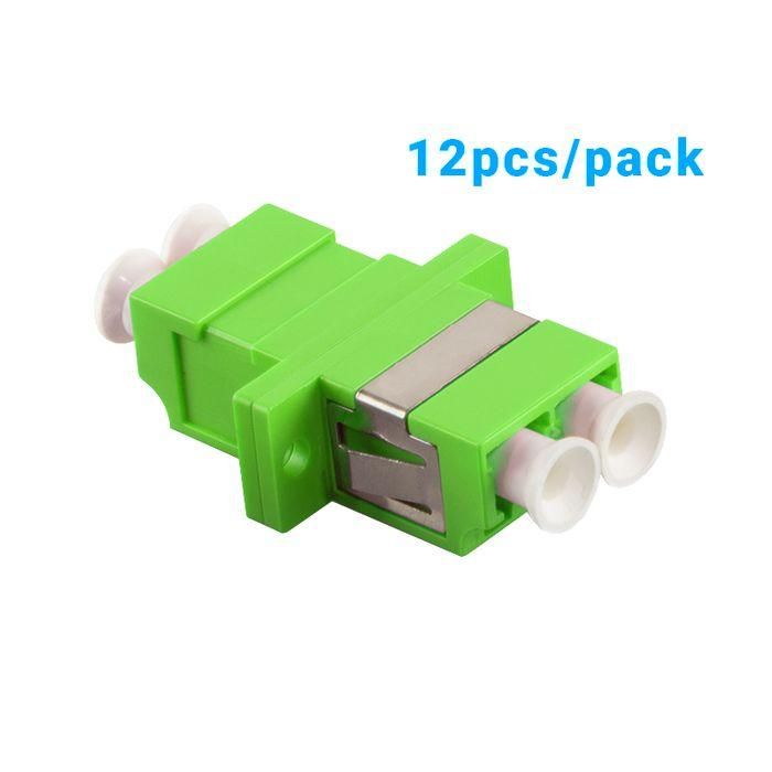 LOGON PROFESSIONAL FIBER COUPLERDUPLEX LC/LC - LIME GREEN/OM5 - 12PCS/PACK + SCREWS LOGON PROFESSIONAL FIBER COUPLERDUPLEX LC/LC - LIME GREEN/OM5 - 12PCS/PACK + SCREWS