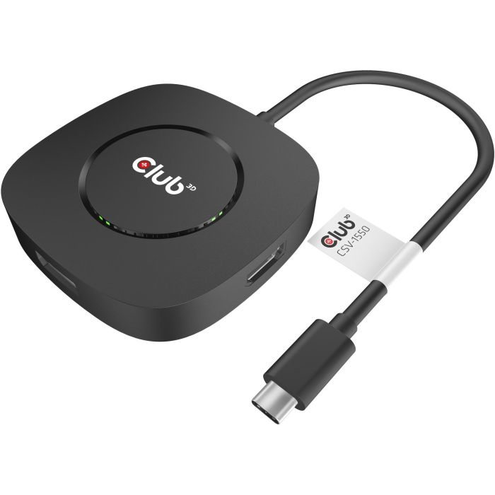 Club3D MST-Hub USB 3.2 Typ C > 3x DisplayPort 1.4 St/Bu retail 0 Club3D MST-Hub USB 3.2 Typ C > 3x DisplayPort 1.4 St/Bu retail 0