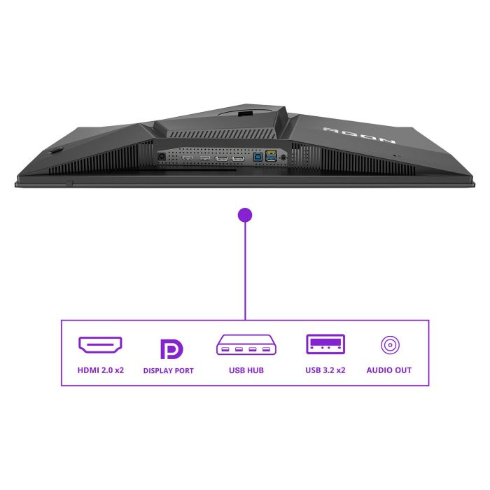 AOC AG276QZD2 Monitor Gaming QD-OLED 26.5" QHD 240Hz 0.03ms Adaptive Sync HDR400 Negro