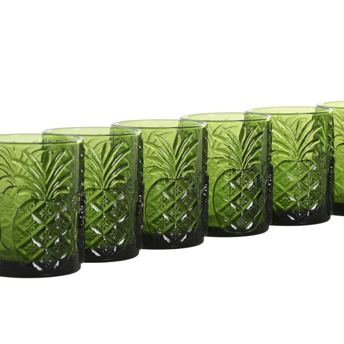 Vaso Tropical DKD Home Decor Verde 8.5 x 10.5 x 8.5 cm Set de 6 2 Vaso Tropical DKD Home Decor Verde 8.5 x 10.5 x 8.5 cm Set de 6 2