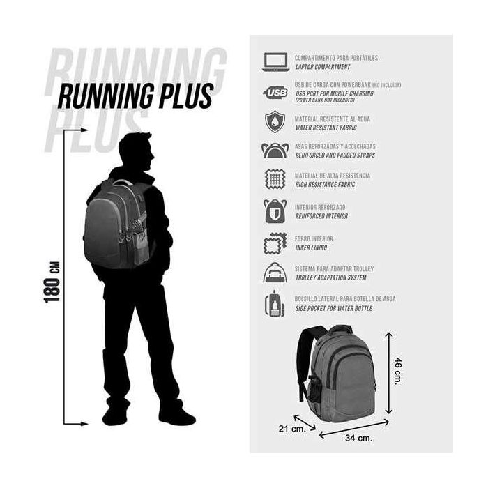 Karactermania Mochila Barbie Run. Plus Fan Tie Dye 44x34x21 cm, Gran Capacidad, 3 Compartimentos, Puerto USB, Ripstop 7 Karactermania Mochila Barbie Run. Plus Fan Tie Dye 44x34x21 cm, Gran Capacidad, 3 Compartimentos, Puerto USB, Ripstop 7