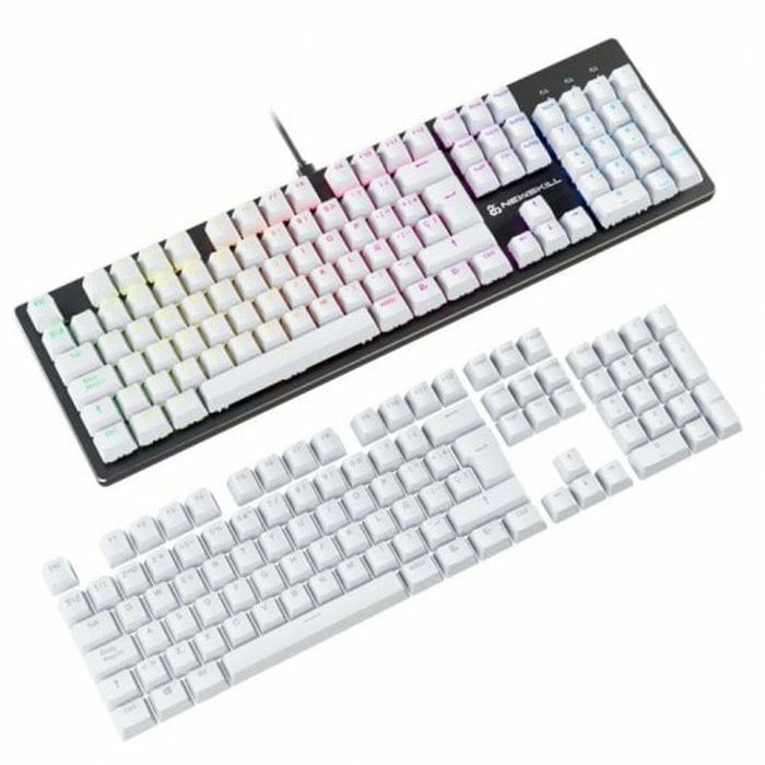 Teclado Newskill Qwerty Español Blanco 3